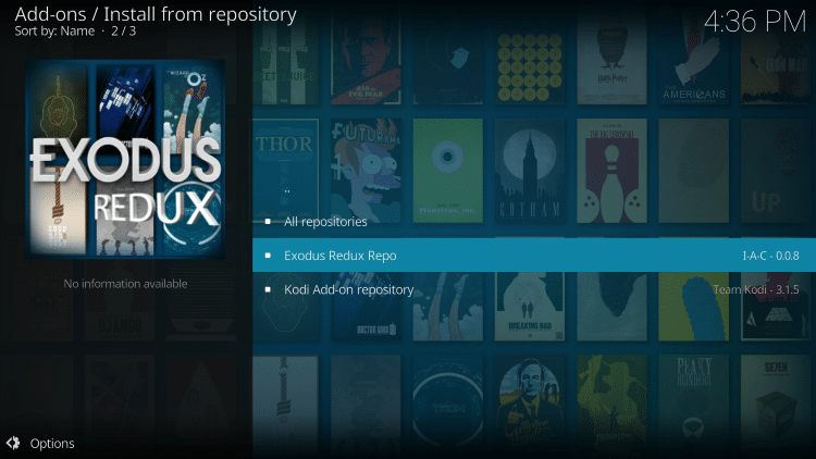 Click Exodus Redux Repo